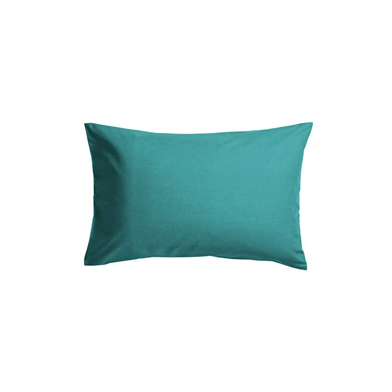 GC GAVENO CAVAILIA Percale Pillow Case, Polyester-Cotton, Teal, Queen