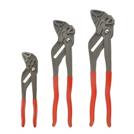 DSCTOOLS Multi-Use Adjustable Plier Wrench, Push Button Quick Adjust Tongue-and-Groove Pliers,Slip Joint Pliers, Plumbing Pliers (7/10/12Inch) (7"/10"/12"SET)