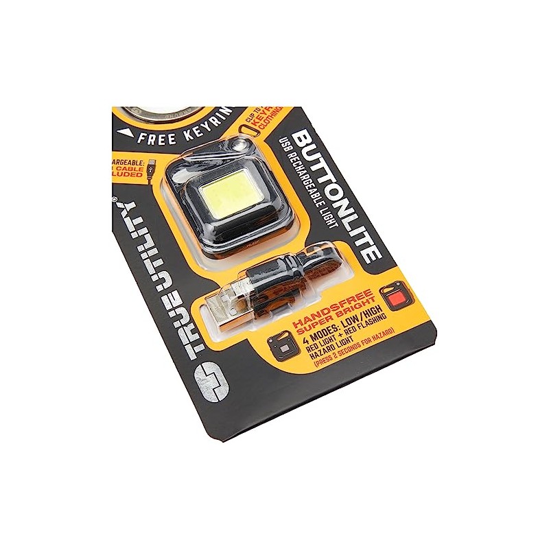 True Buttonlite 400410 Titanium Coated Stainless Steel 420 Steel Lamp