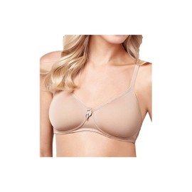 Amoena Women's Lara Seamless Molded-Cup Wire-Free Bra, Nude, 36A