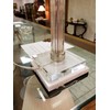 B&P Lamp® 5 1/2 Inch Wide Clear Acrylic Square Square