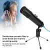 Professional Capacitance USB Microphone Recording Mini Portable MIC Set Plug