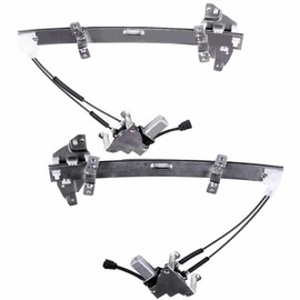 SCITOO Front Left+Front Right Power Window Regulator Replacement for 1997-2005 for Buick Century,1997-2004 for Buick Regal,1998-2002 for Oldsmobile Intrigue,741-637