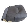 SecosAutoparts Left Driver Side Bottom Cloth Seat Cover Gray Compatible