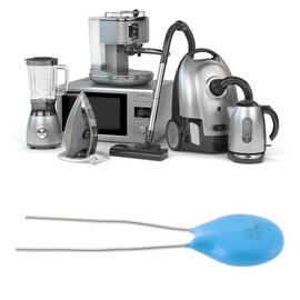 SING F LTD 10pcs S10K275 B72210S0271K101 2pin Metal Direct Insertion Varistor 275VAC 350VDC for Electrical Industrial Equipment