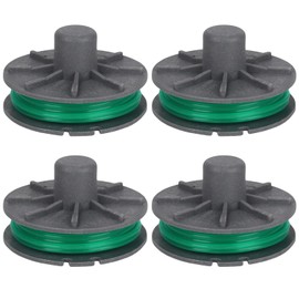 Yweller 4 Pieces Grass Trimmer Replacement Thread Spool 5309-20 for Gardena Turbo Trimmer PowerCut Plus 650/30 (Item No. 9811/9811-20) - Interchangeable Thread Spool Diameter 2 mm, 4.3 m Length,