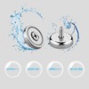 Kspowwin Super Strong Magnetic Hooks, 8 Pieces, With Holes and