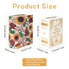 IBEQUEM Ceramic Book Vase, Multifunctional Desktop Ceramic Vase, Ceramic Book
