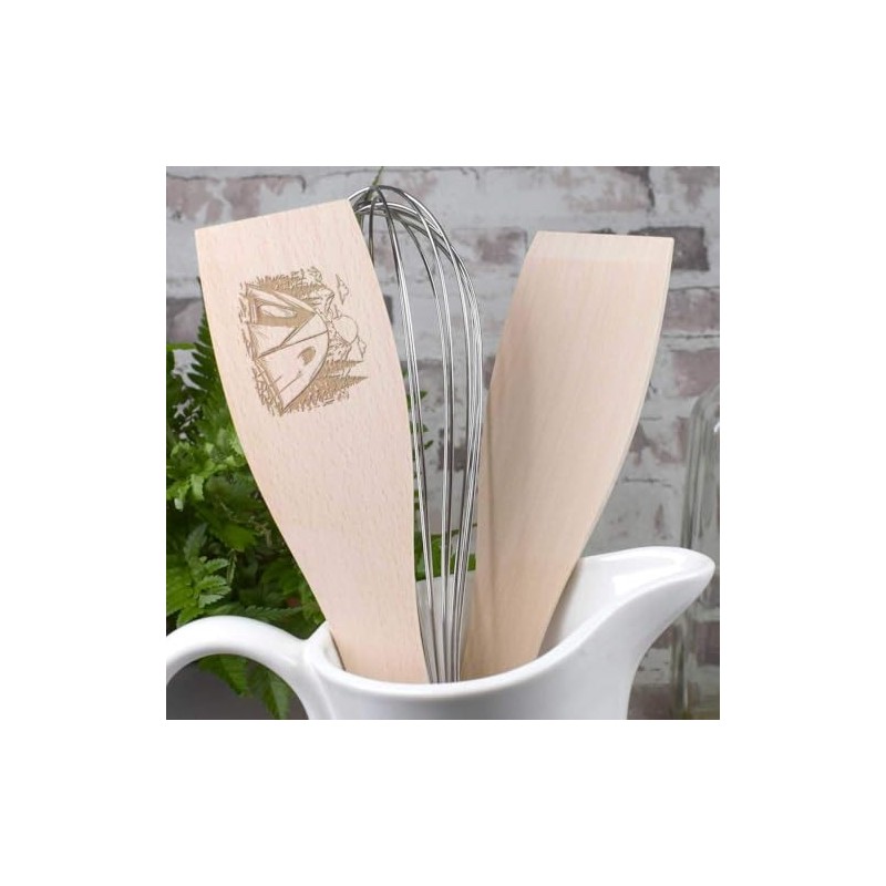 Large 'Camping Trip' Wooden Cooking Spatula (SA00022596)