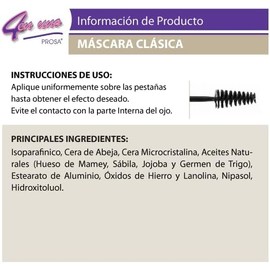 Prosa 4 en 1  2 Pack Mascara Pestañas Rimel Varios Modelos  1 Jabón 50g La Artesanal (Clásico Negro)