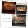 Totority 2 Sets Kitchen Rotating Chicken Forks Stainless Steel BBQ