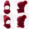 Heveer Warm Knitted Hat Women's Flexible Winter Hat with Neck
