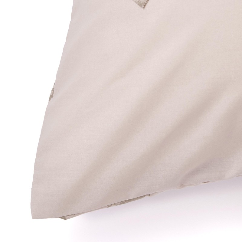 Francfranc Gathers Ribbon Pillow Cover 27.6 x 19.7 inches (70