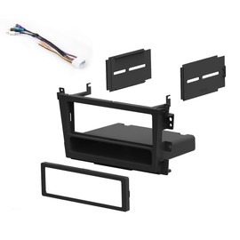 Single DIN Car Stereo Radio Mounting Installation Dash Kit Compatible with1999 2000 2001 2002 2003 Acura TL CL (Dash Kit & Wiring Harness)