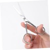 Baluue Stainless Steel Beard Grooming Scissors Ergonomic Anti-skid Design for
