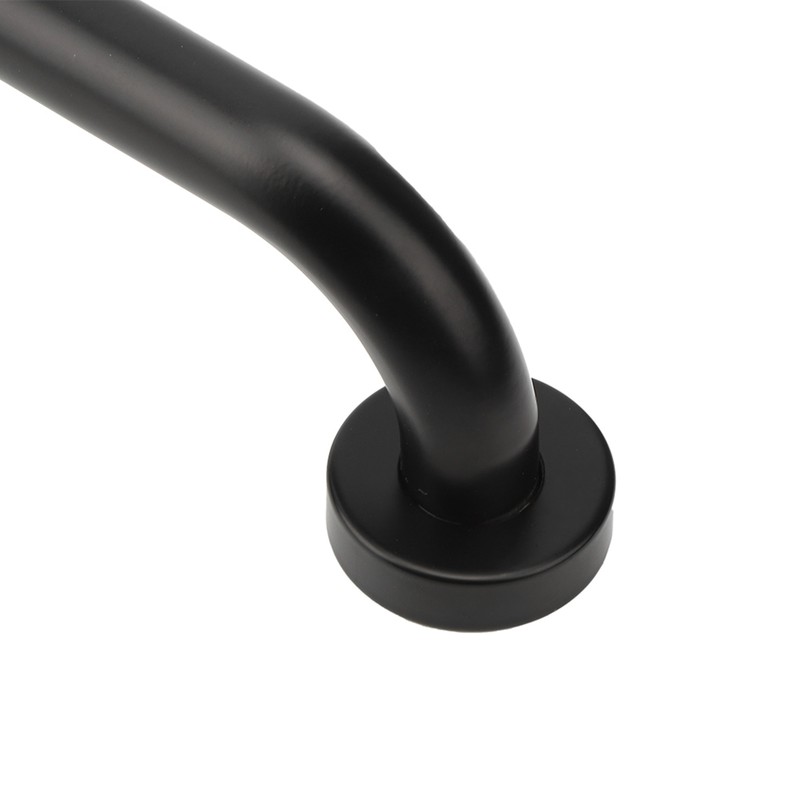 Black Space Aluminum Anti‑Skid Bathtub Handle Handrail Safety Grab Bar