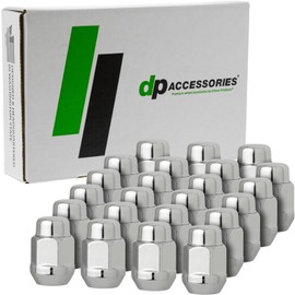 DPAccessories Chrome 1/2-20 Lug Nuts - Closed End Bulge Acorn - 21mm (13/16") Hex - 1.4" Tall - Set of 23 - D3712-2305/23