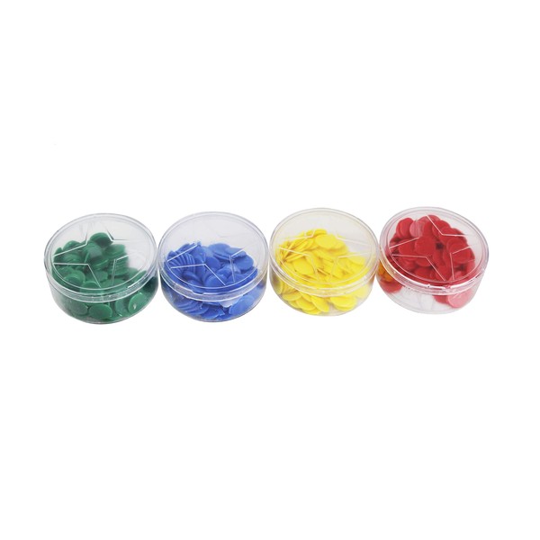 ARBUTUS Plastic Marker 4 Colours Bingo Chips for Bingo Game