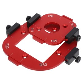 Mobestech Woodworking Fillet Molds 2pcs Round Corner Punch Router Jig 2 Sizes Woodworking Templates Crafting Tools