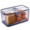 Gifhomfix Bread Box Bread Boxes for Kitchen Counter Airtight, Time
