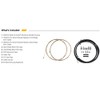 Jagwire PCK205 Pro Road Brake Cable Kit, SID Blue, Shimano/SRAM
