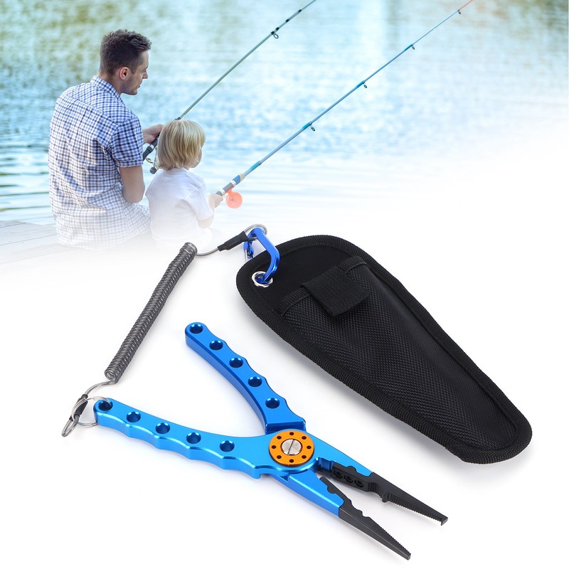 Fishing Lure Pliers Tongs Multifunction Aluminum Alloy Hook Remover Tool