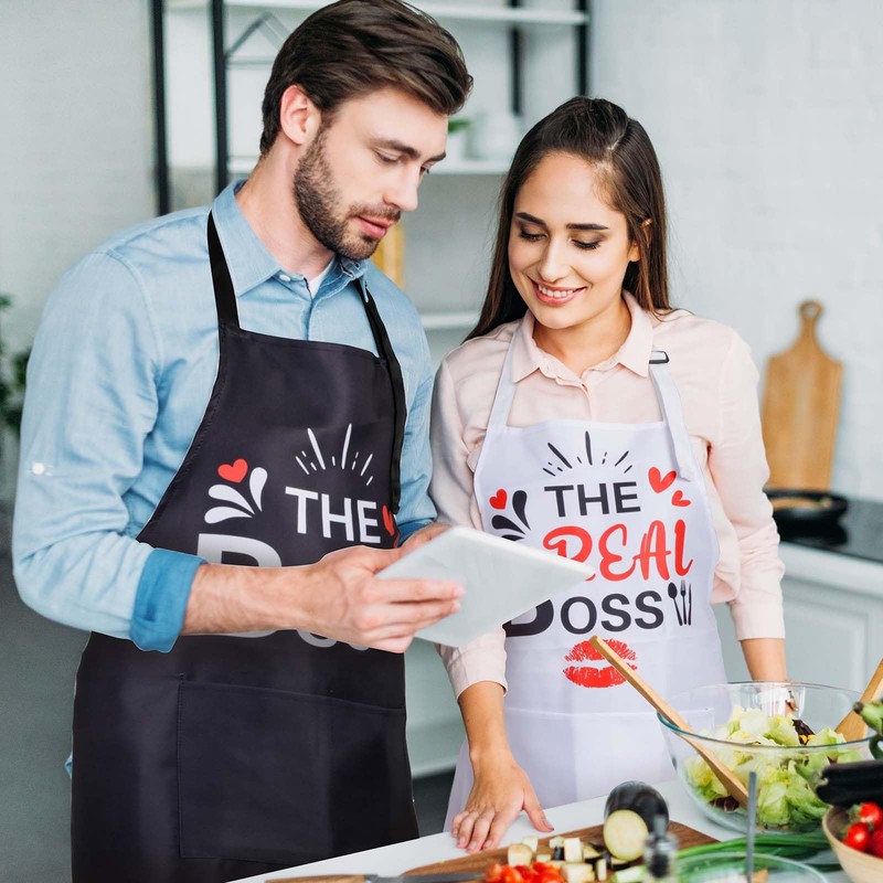 ROSEMO 2pcs pairs apron, The Boss