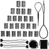24 PCS Viking Hair Beads Beard Hair Beard Beads 6