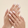 Sun&Beam Nails Handmade Nail Tips, Medium Long Almond, False Nails,