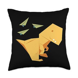 Origami Folding Paper Hobby Apparel Origami Lover Folding Paper Master Origamist Japanese Art Throw Pillow, 18x18, Multicolor