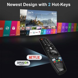 Universal Remote Control for LG Smart TV Magic Remote for LG AN-MR650A ，Compatible with All Models for LG TV