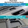 LOCOY Dash Cover Tray for Ford Bronco Accessories 2021 2022