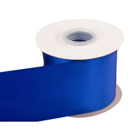 3" Inch Double Faced Satin Ribbon Cobalt Solid Polyester Craft Ribbon - 25 Yards Perfect for Gift Wrapping, Crafts, Wreath, Wedding Party Ceremony Decoration, Floral Arrangement, Sewing