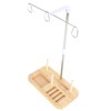 Thread Holder Stable Wood Base Large Spool Thread Stand for