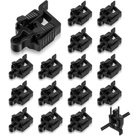 Saysurey 16 Pack Low Voltage Wire Connector Landscape Lighting Cable Connector 12/14/16/18 Gauge Cables Listed Weatherproof Landscape Lighting Connector Low Voltage Tool for Pathway Light/Spotlight