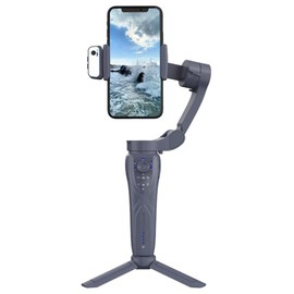 Lyaciomn F12 3-Axis Handheld Gimbal Smartphone Stabilizer Cellphone Selfie Stick for Phone Vlog Anti Shake Video Recording, Black, 500446270
