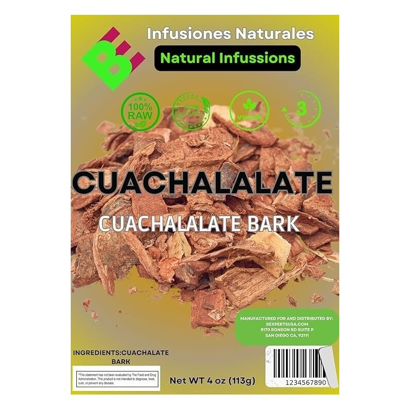 B-Experts Cuachalalate Herbal Tea 4 oz-113g. Mexican Cuachalala, Cuachalalate Herbal