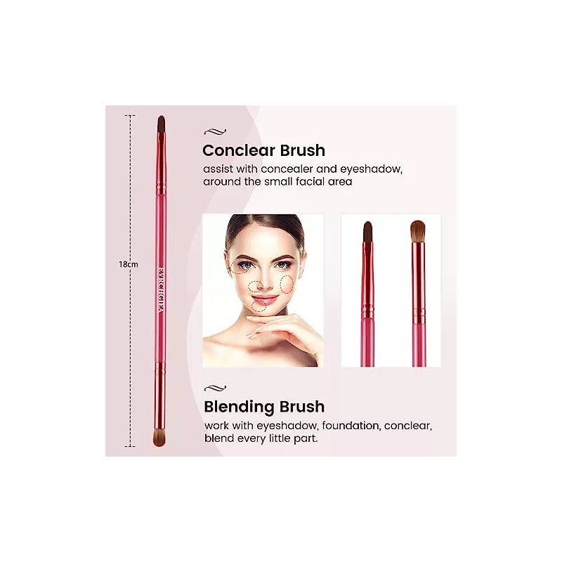 Evrchgiea Brocha Para Base Evrchgiea, Brocha Para Base Y Corrector