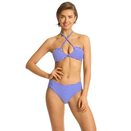 SEA LEVEL SWIM - Pantalón de Bikini para Mujer, Cobalto, 4
