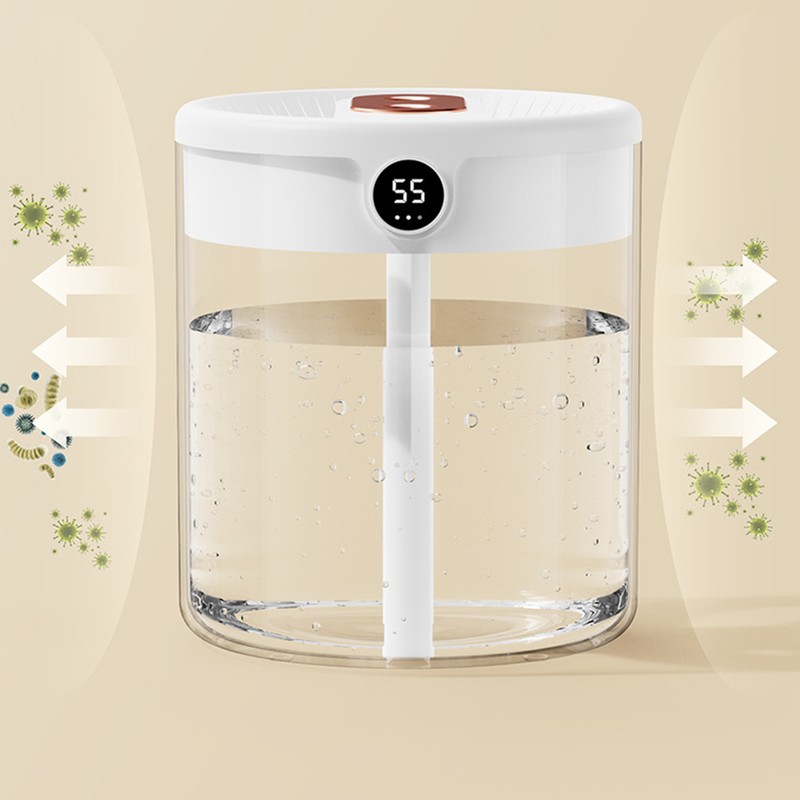 2L Double Nozzle Air Humidifier USB Double Jet Humidifier with