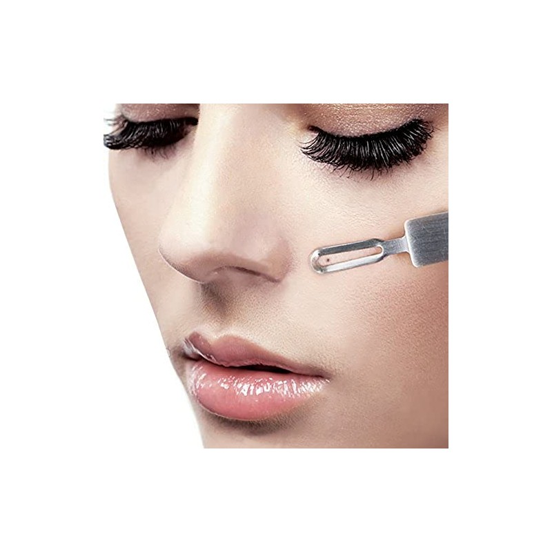 Lindo Pro Tweezer with Blackhead Remover - Stainless Steel Dual-Function