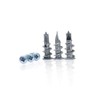 T.K.Excellent Assortment of Cavity Wall Plugs Zinc for Plasterboard (Pack