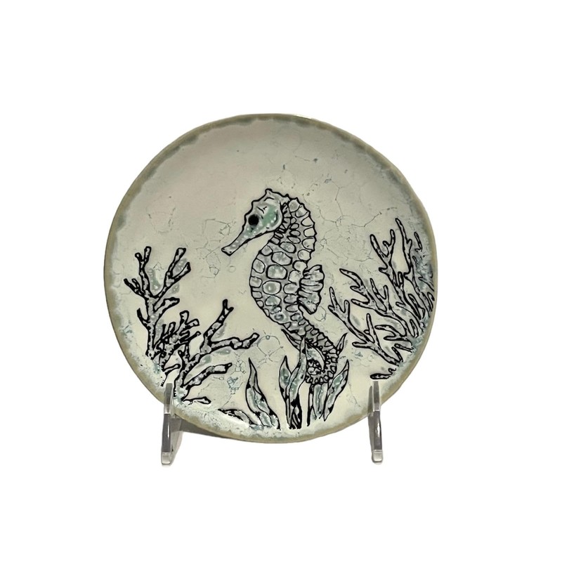 by Design Chesapeake Bay Blue Crab Appetizer Plates Set of