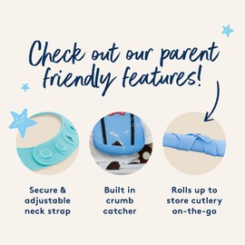 ABBY&FINN Silicone Baby Bib, Pink Shirt Bib, Waterproof, BPA Free Silicone, Easy Wipe Clean, Dishwasher Safe, For Baby & Toddler