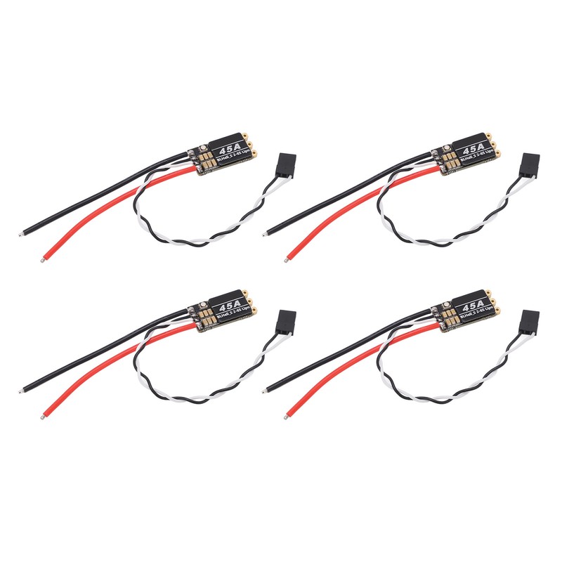 4Pcs Brushless ESC 45A 2 6S Power Supply RGB LED