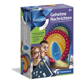 Galileo Lab - Secret Messages, Detective Game for Small Investigators, Encrypted Notebook, Magic Writing & Drawing for Children from 8 Years by Clementoni 59222