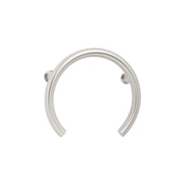 12-inch Huntington Shower Valve Grab Bar Front Mount, ADA Compliant, Polished