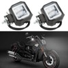 20 W 6500K LED Square Light Bar Spotlight DRL Angel