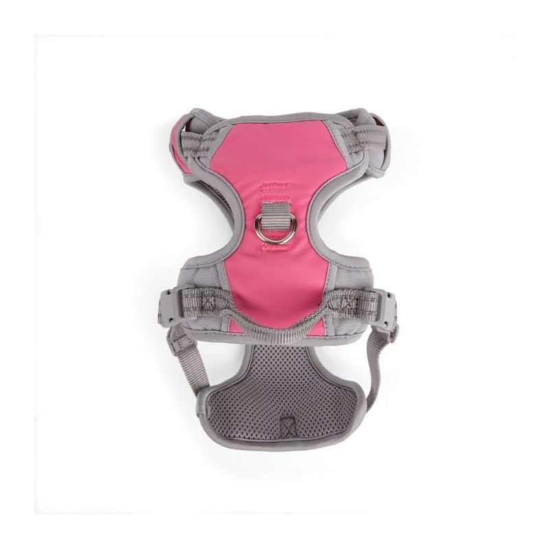 EveryYay Front Walking Reflective Dog Harness, Pink, Medium