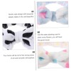 Baluue 4pcs Coral Fleece Bowknot Hair Band Makeup Headbands for